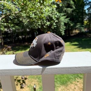 Black and Orange Cap